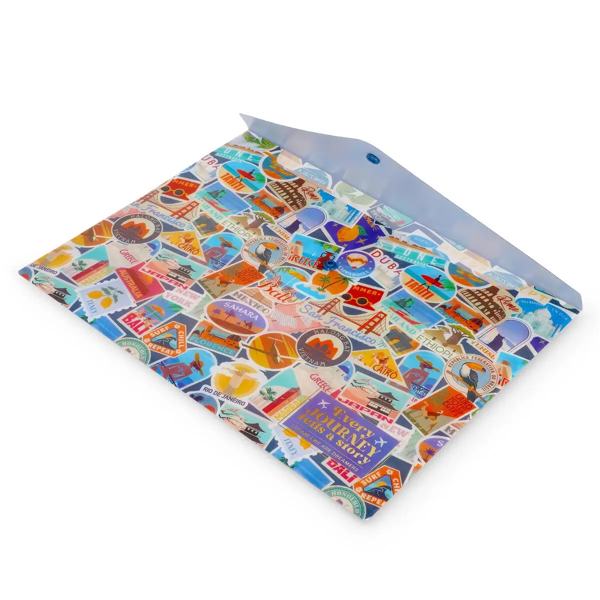 Carpeta Documentos Travel Stickers