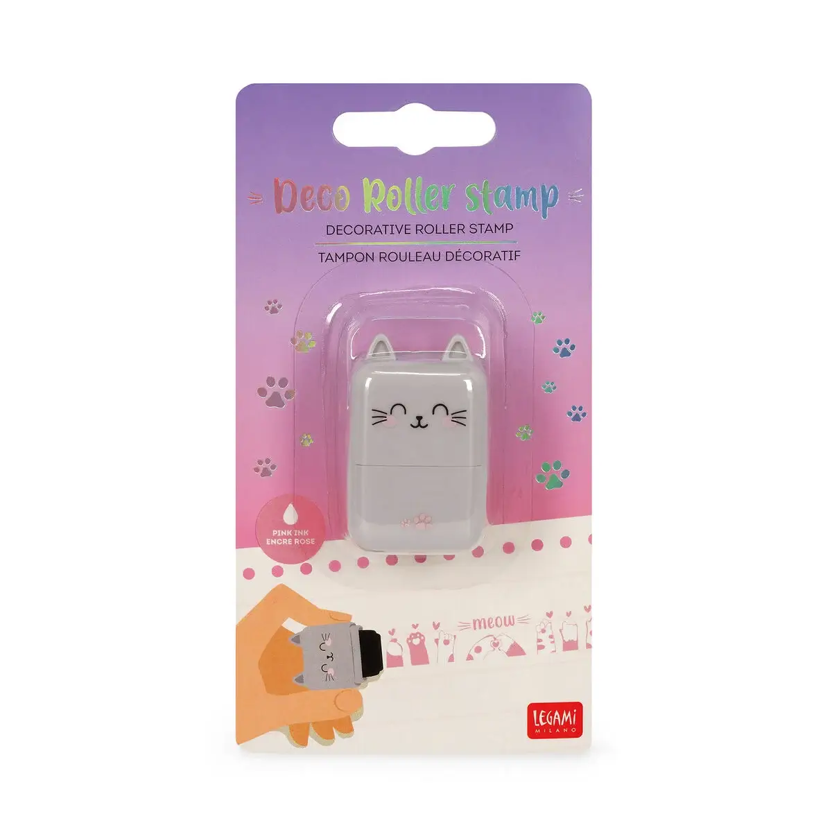 Sello Decorativo de Rodillo Kitty