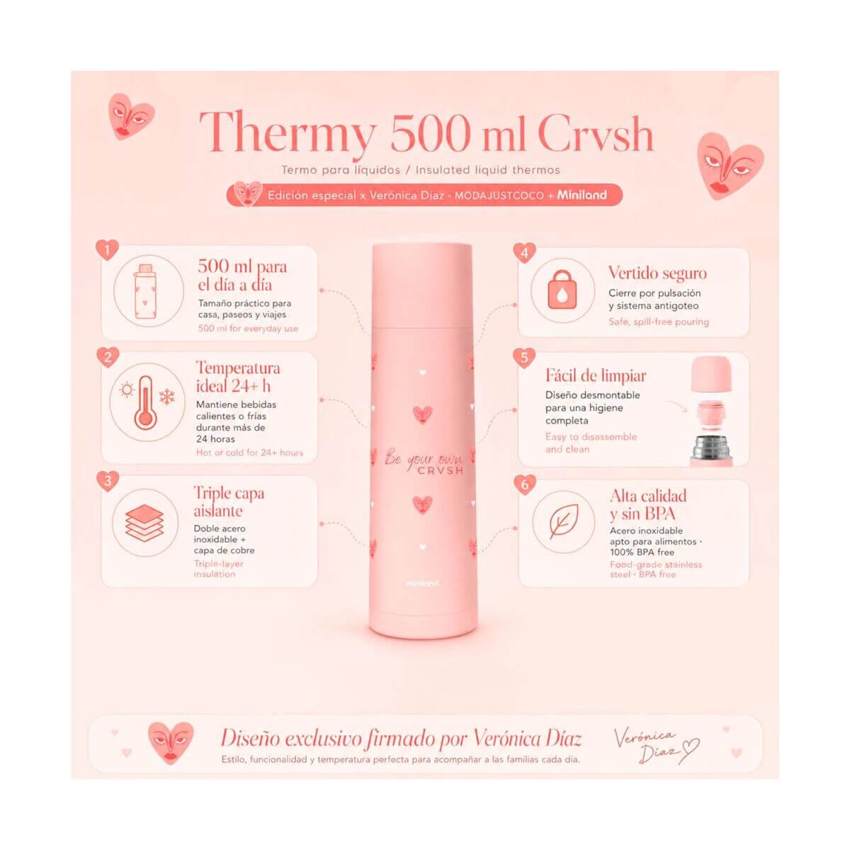 Termo para Bebés Thermy CRVSH 500ml