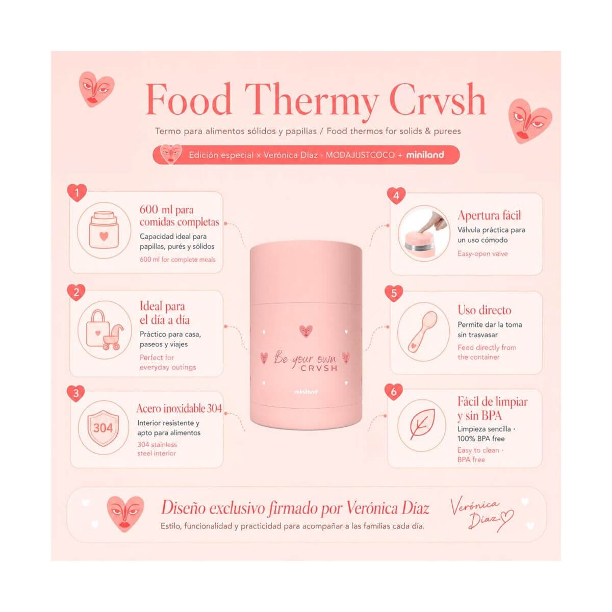 Termo para Sólidos Thermy CRVSH 600ml