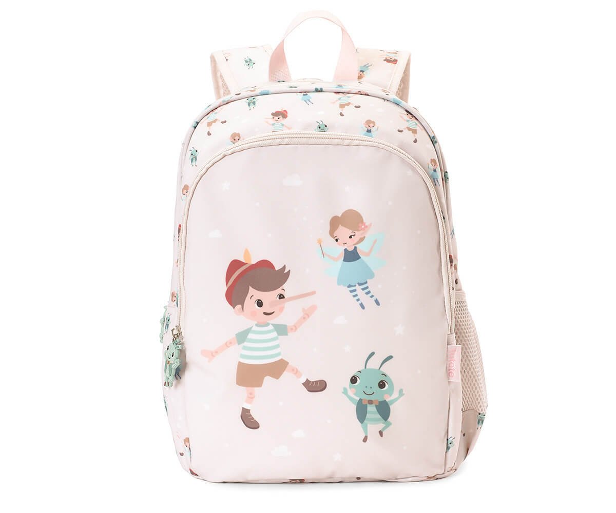 Mochila Mediana The Wooden Boy y Llavero