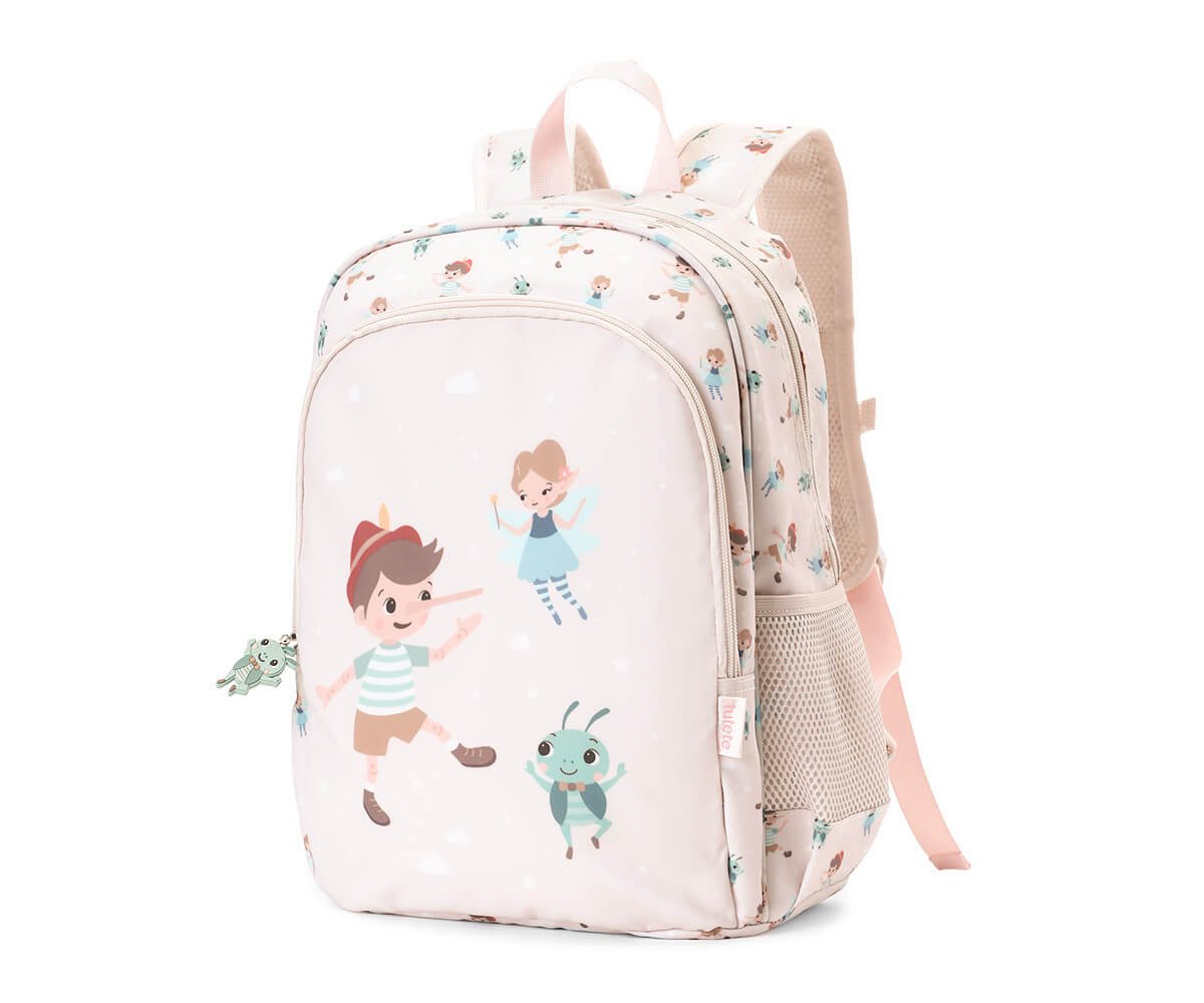 Mochila Mediana The Wooden Boy y Llavero