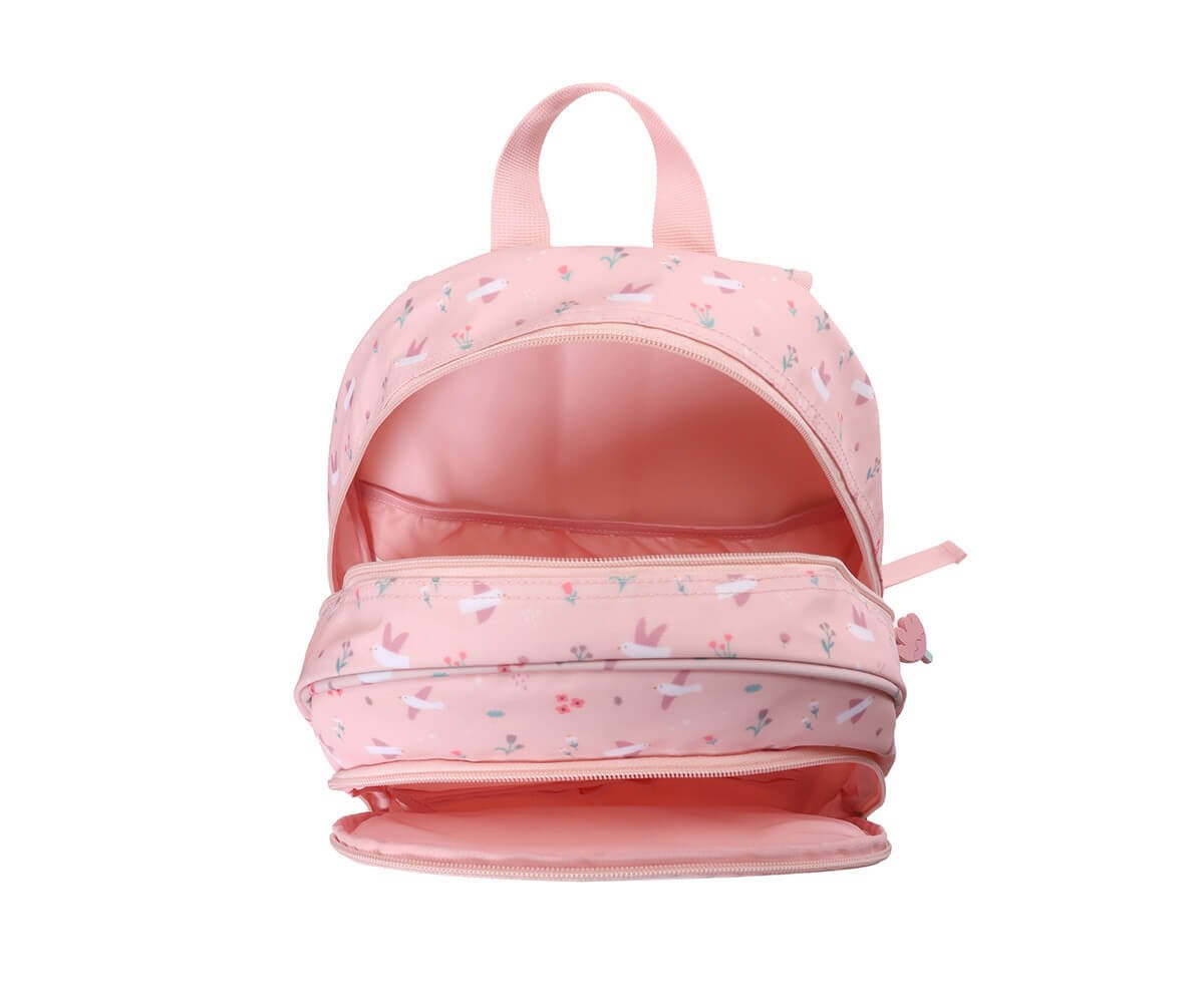 Mochila Mediana Blossom Birds y Llavero