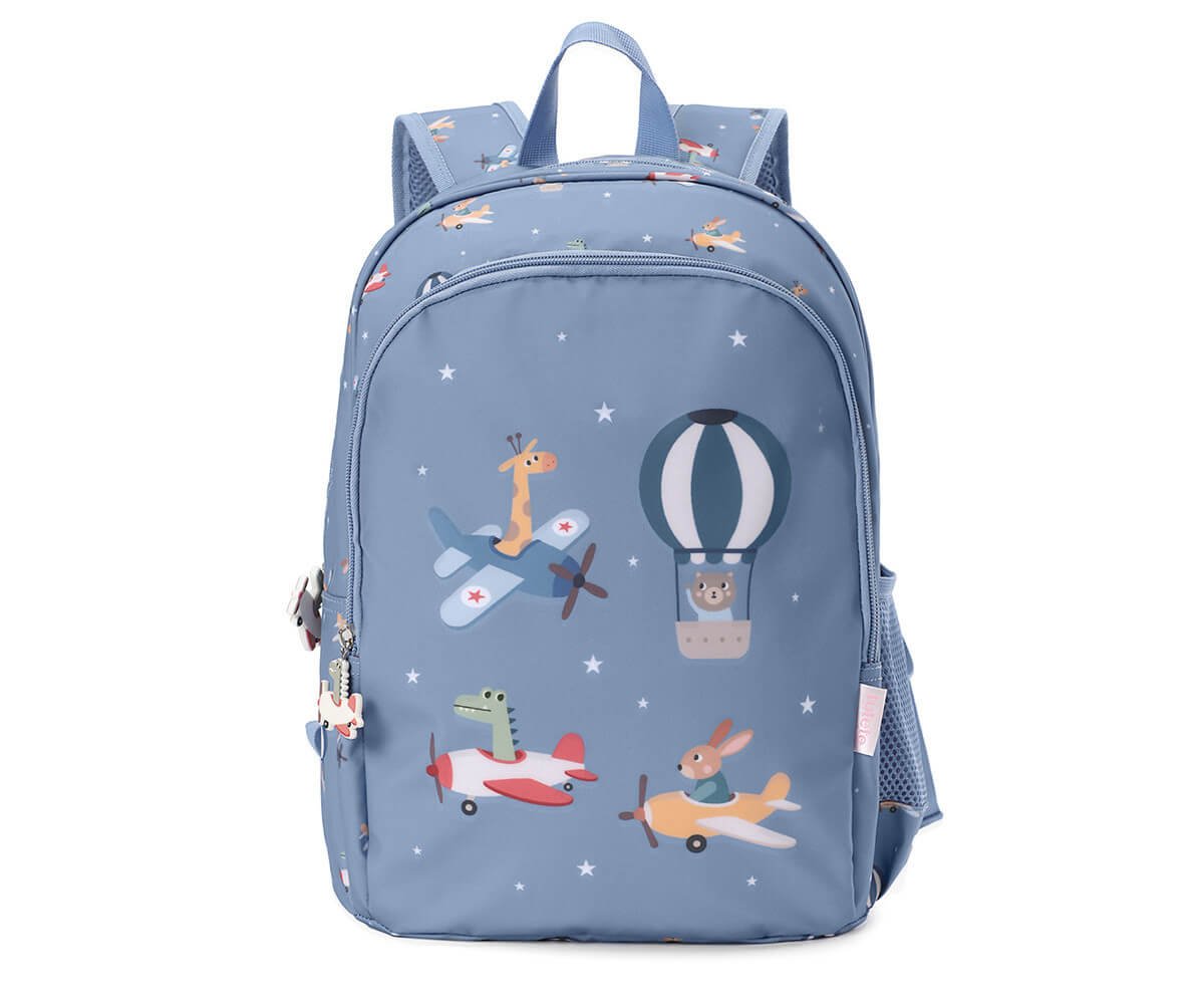 Mochila Mediana Planes y Llavero