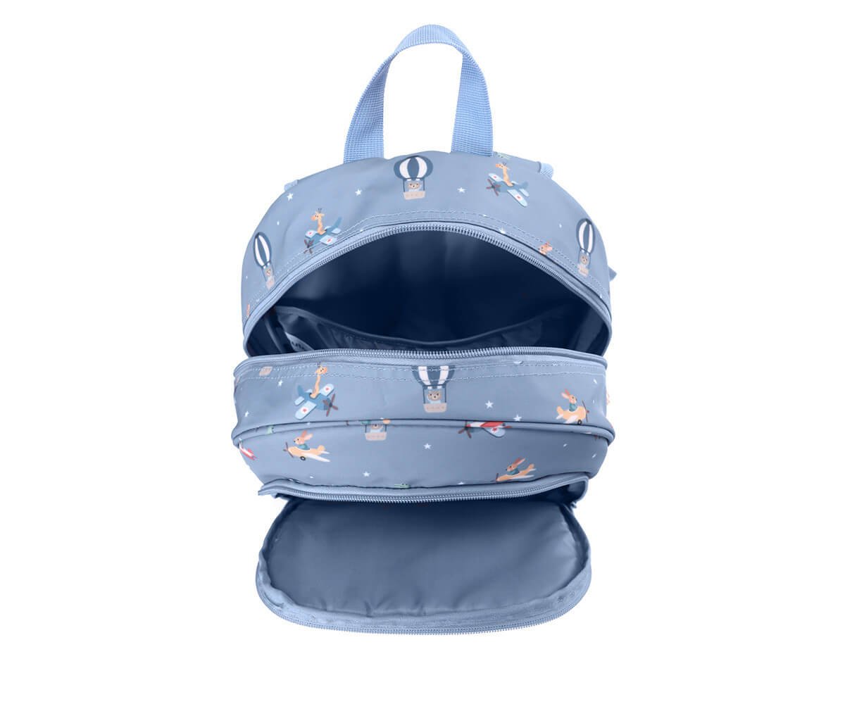Mochila Mediana Planes y Llavero