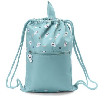 Mochila Saco Impermeable Pandas in Space