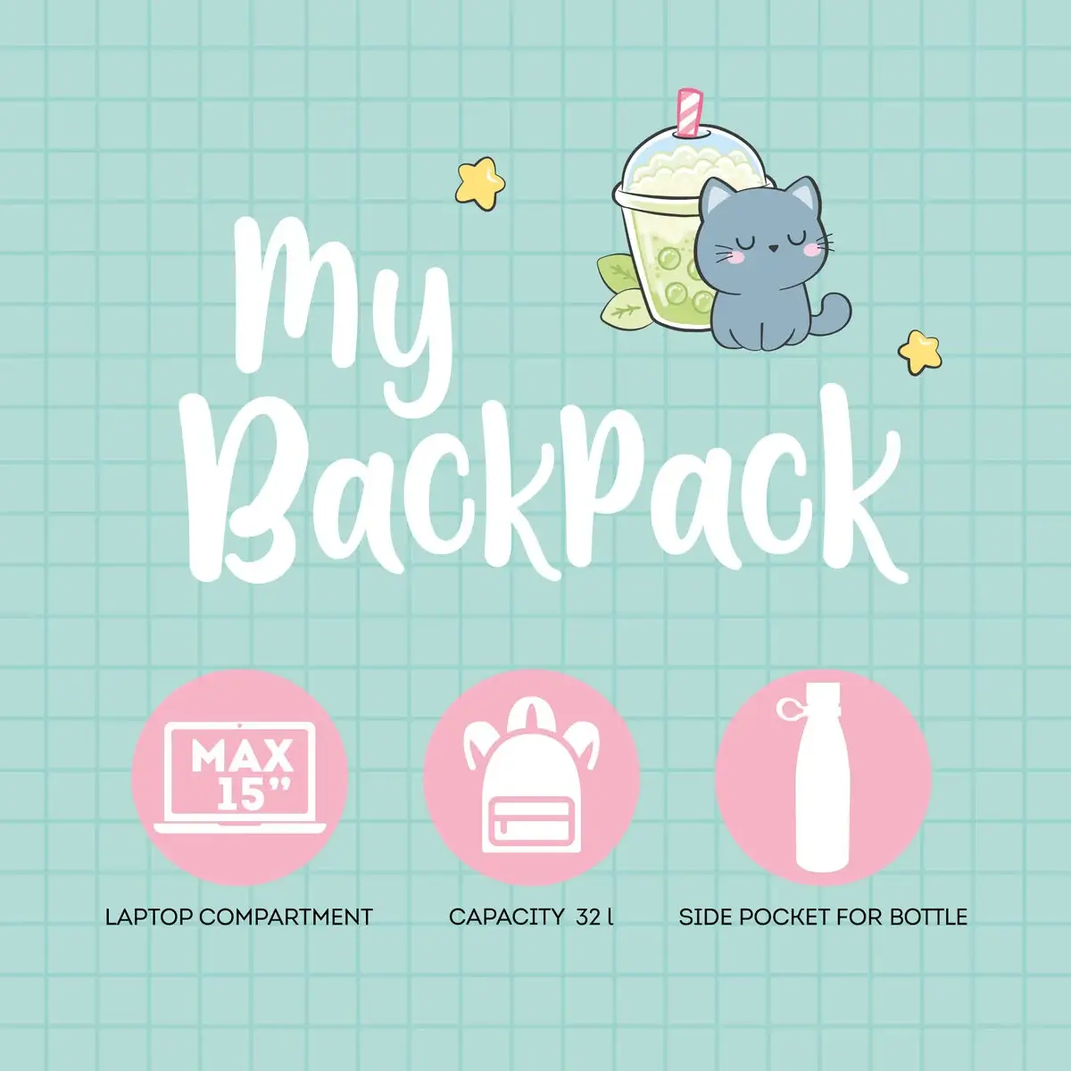 Mochila Bubble Tea
