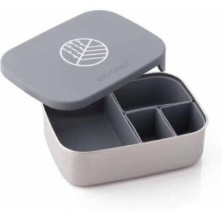 Lunchbox Grande 4 Organizadores Gris