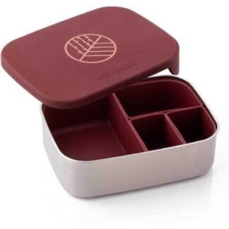 Lunchbox Grande 4 Organizadores Burdeos