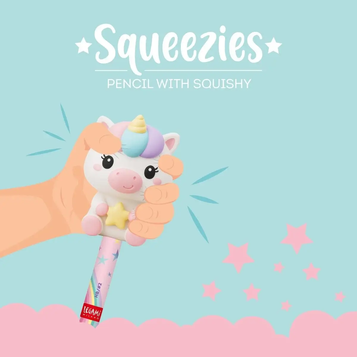 Lápiz con Squishy Unicorn