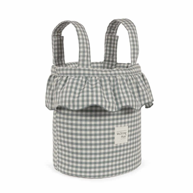 Bolso Bucket Praliné Vichy Matcha