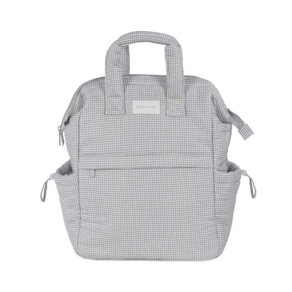 Mochila Little Bloom Vichy Gris