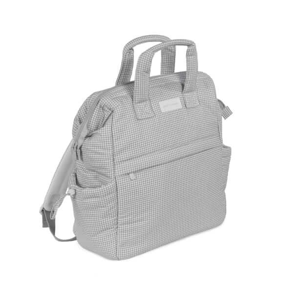 Mochila Little Bloom Vichy Gris