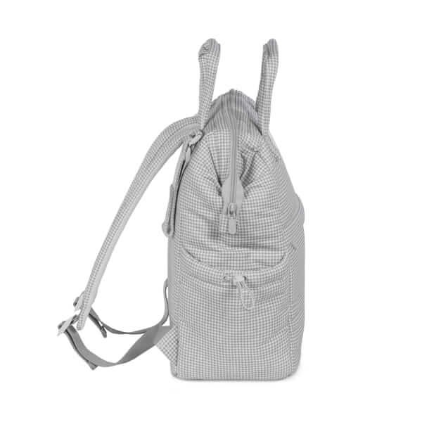 Mochila Little Bloom Vichy Gris