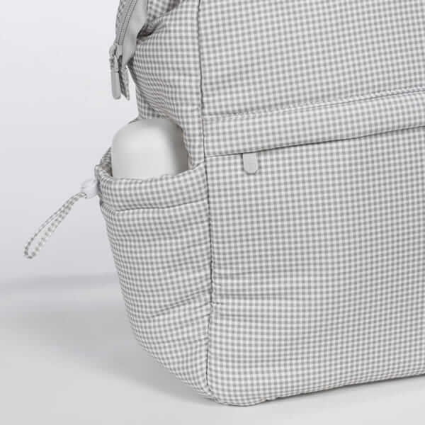 Mochila Little Bloom Vichy Gris