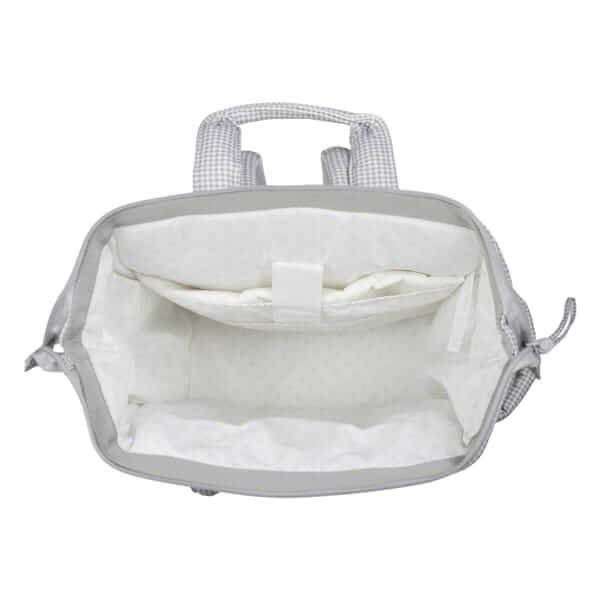 Mochila Little Bloom Vichy Gris