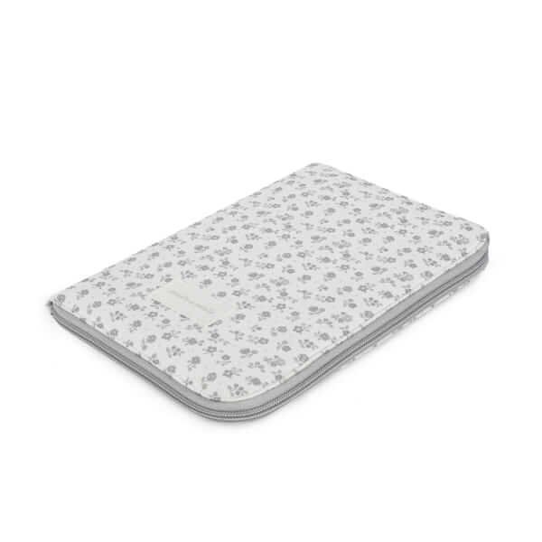 Portadocumentos Little Bloom Flor Gris