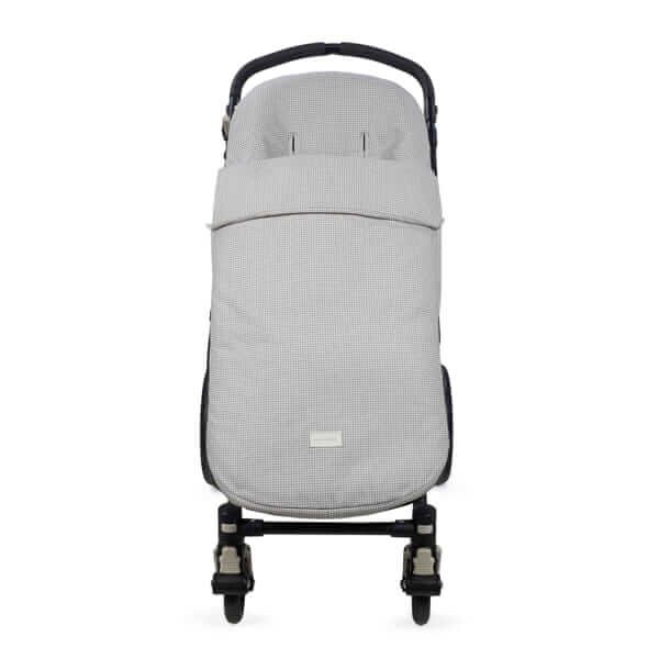 Saco Silla Entretiempo Little Bloom Vichy gris TOG 2.5