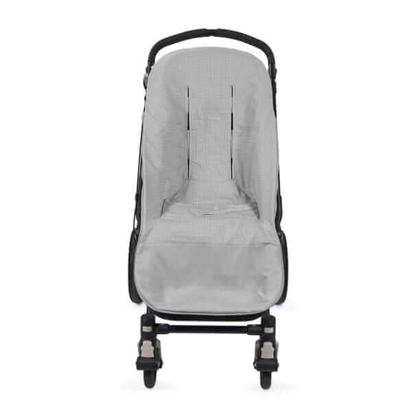 Saco Silla Entretiempo Little Bloom Vichy gris TOG 2.5