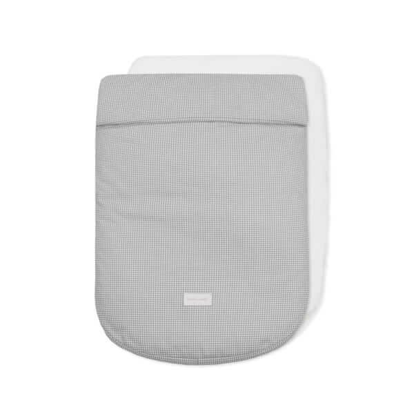 Saco Silla Entretiempo Little Bloom Vichy gris TOG 2.5