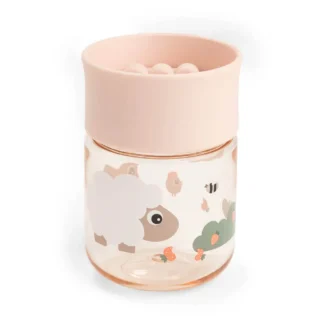 Taza Aprendizaje 360° Granja Tiny Rosa
