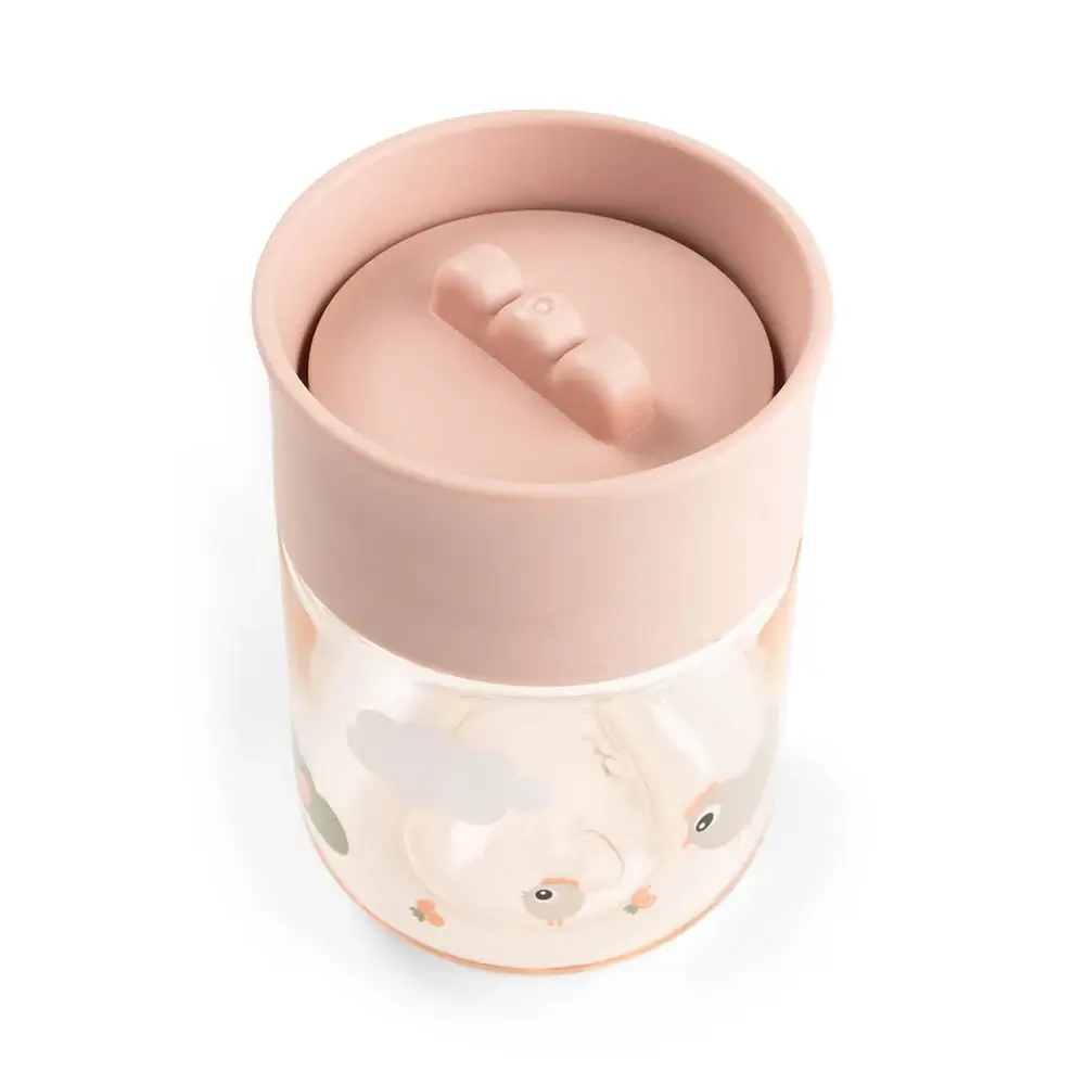 Taza Aprendizaje 360° Granja Tiny Rosa