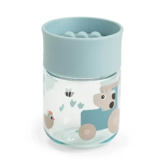 Taza Aprendizaje 360° Granja Tiny Azul