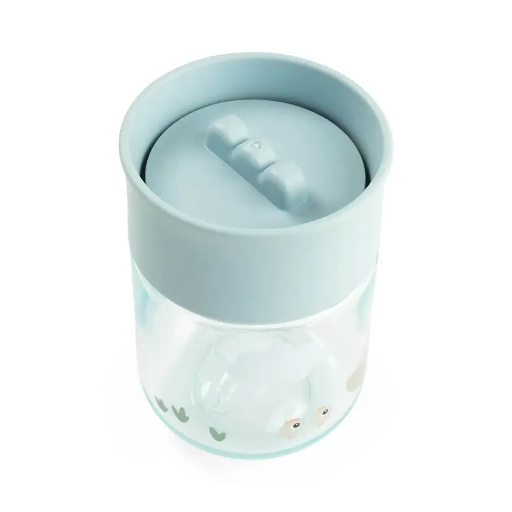 Taza Aprendizaje 360° Granja Tiny Azul