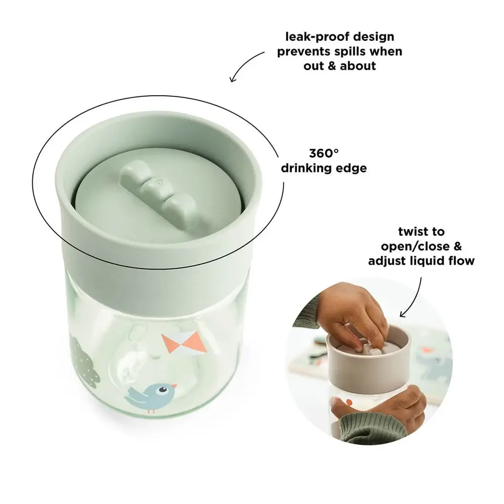 Taza Aprendizaje 360° Playground Green