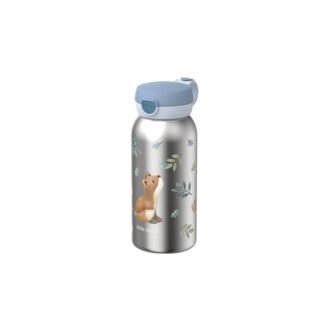 Botella Flip Cap Acero 500ml Forest Friends