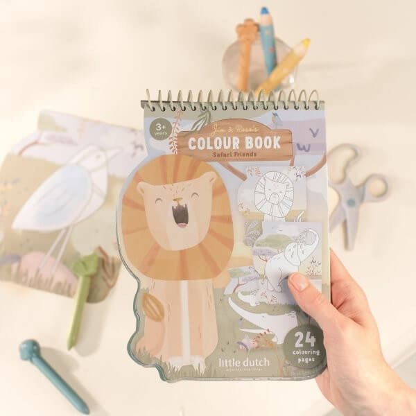 Libro Colorear Espiral León