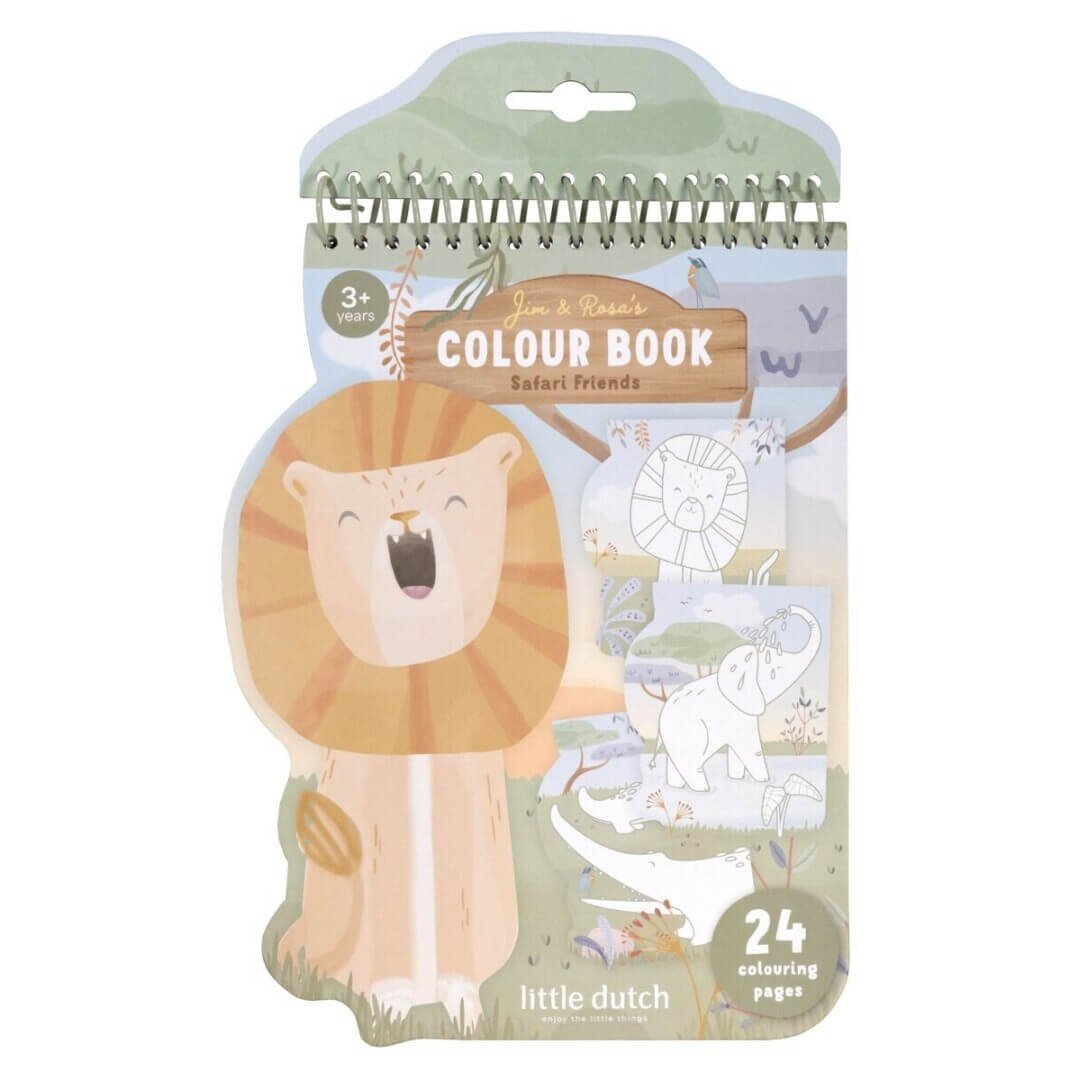 Libro Colorear Espiral León