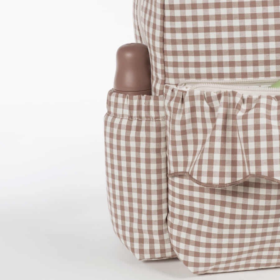 Mochila Praliné Vichy Moka