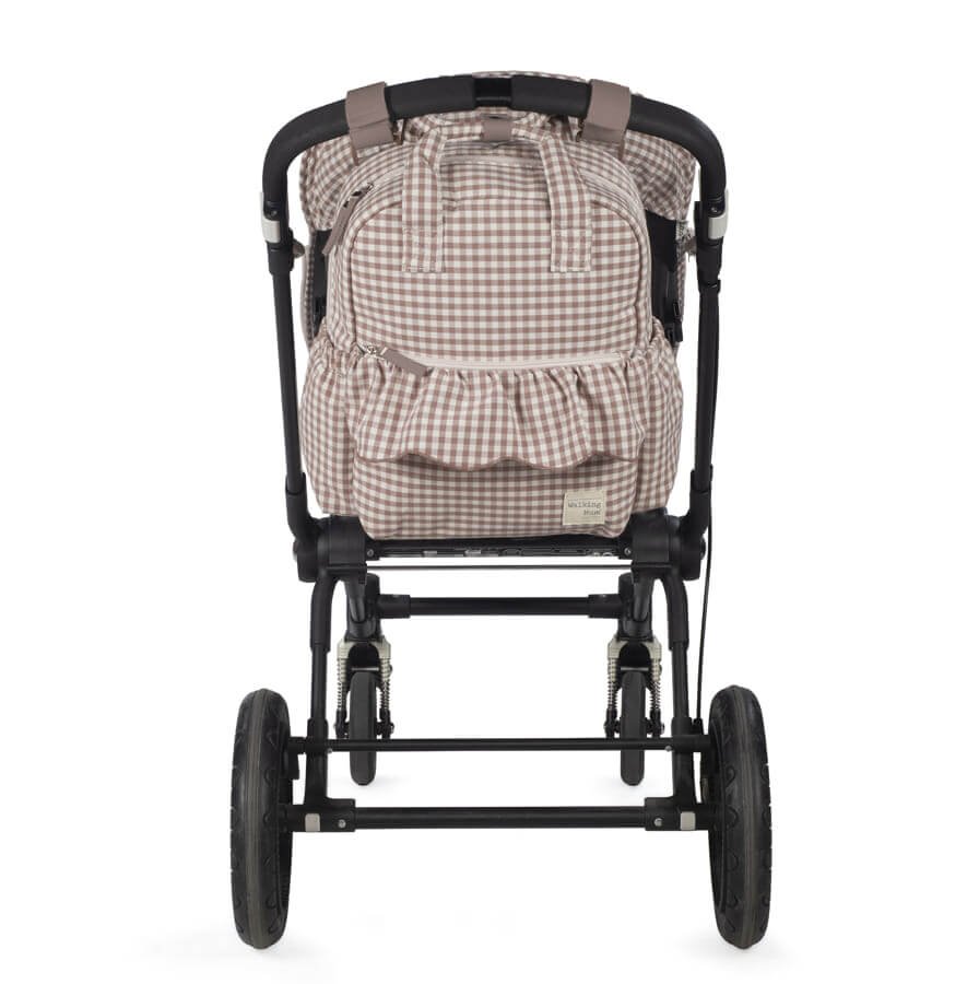 Mochila Praliné Vichy Moka