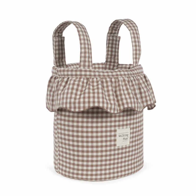 Bolso Bucket Praliné Vichy Moka