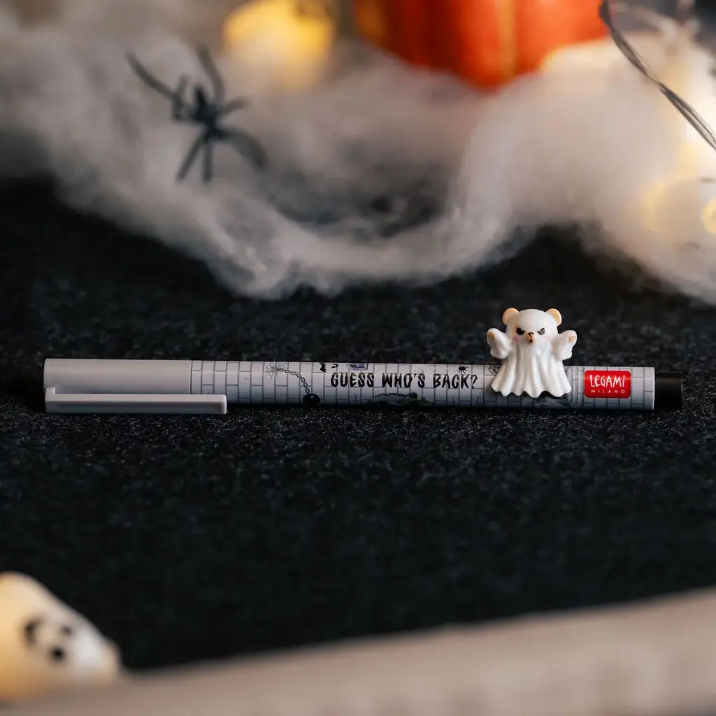 Set de 2 Bolígrafos Gel con Animal Decorativo Lovely Friends Spooky Party