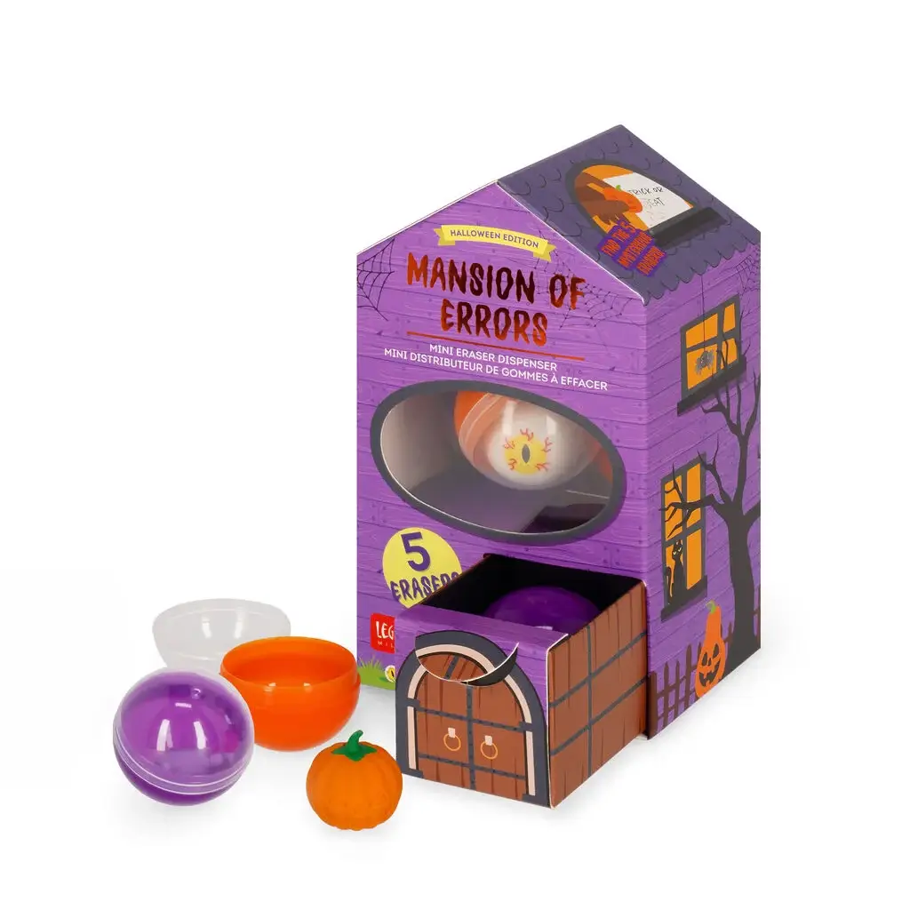 Mini Dispensador de Gomas de Borrar Halloween