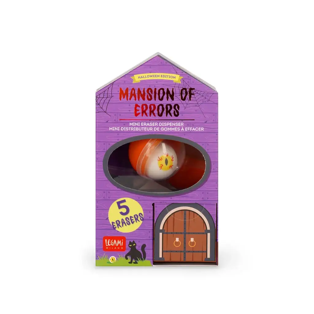 Mini Dispensador de Gomas de Borrar Halloween
