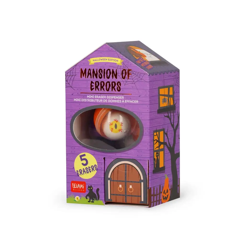 Mini Dispensador de Gomas de Borrar Halloween