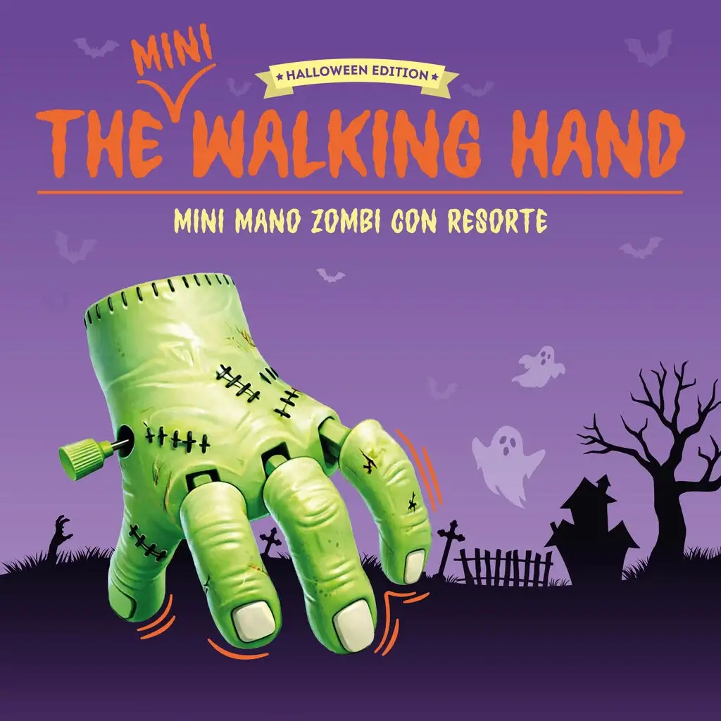 Mini Mano Zombi con Resorte