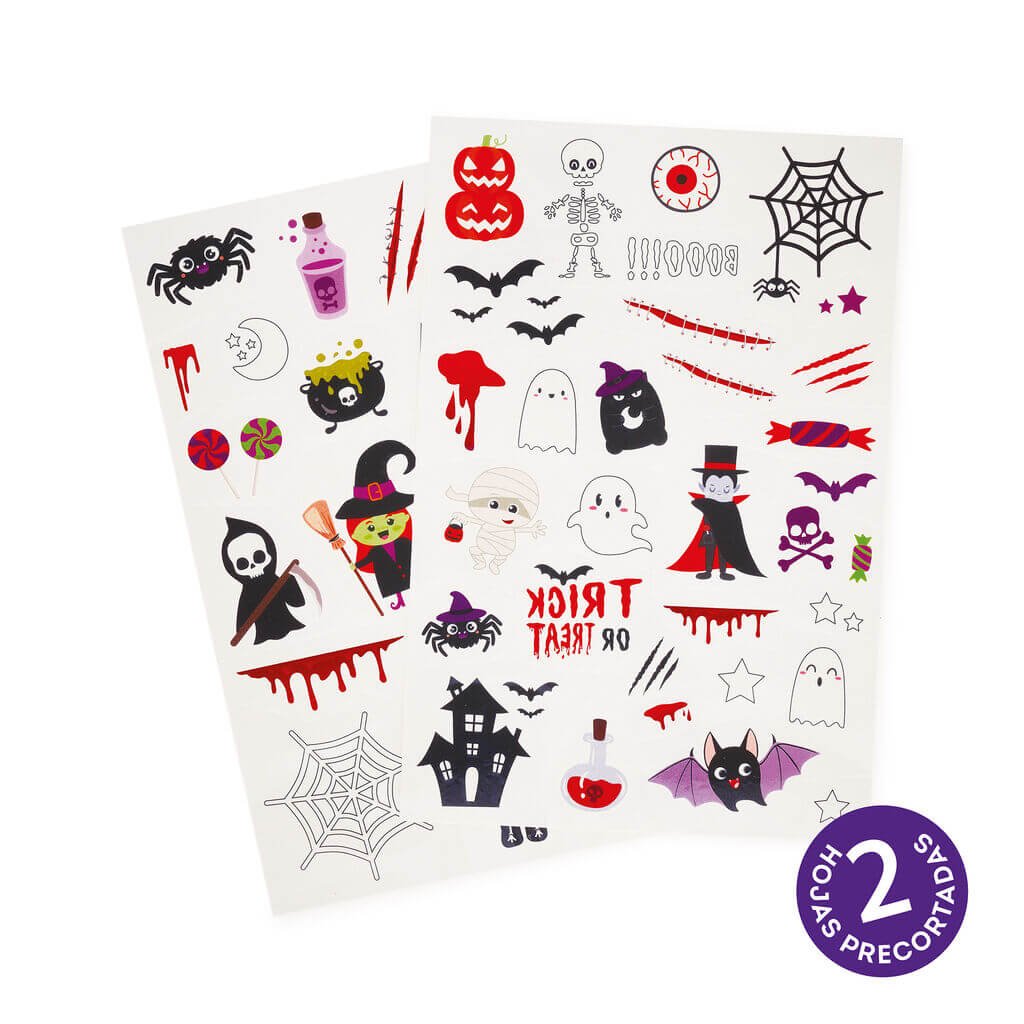 Tatuajes Temporales Halloween