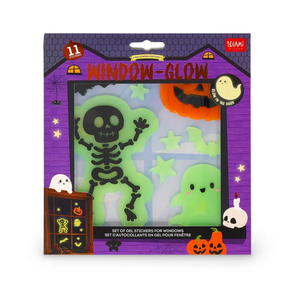 Set de Adhesivos de Gel para Ventanas Skeleton