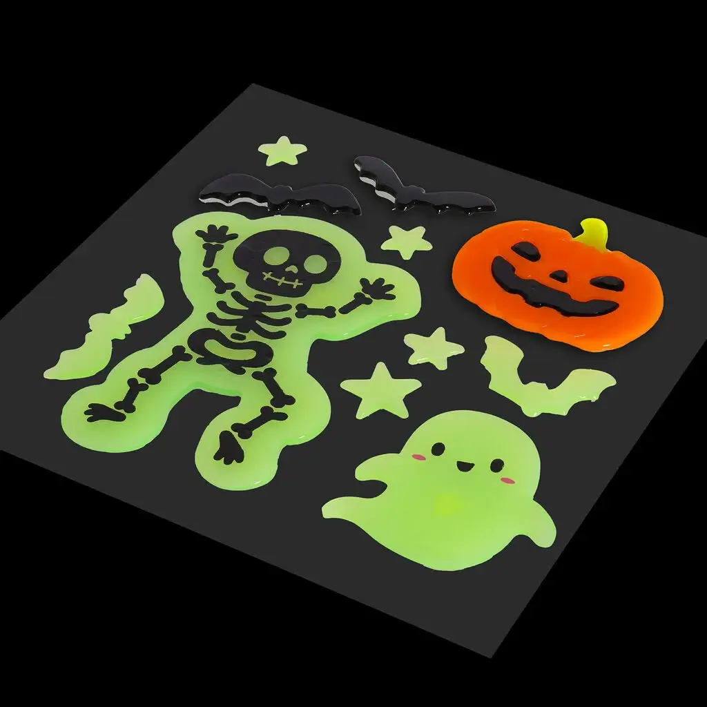 Set de Adhesivos de Gel para Ventanas Skeleton
