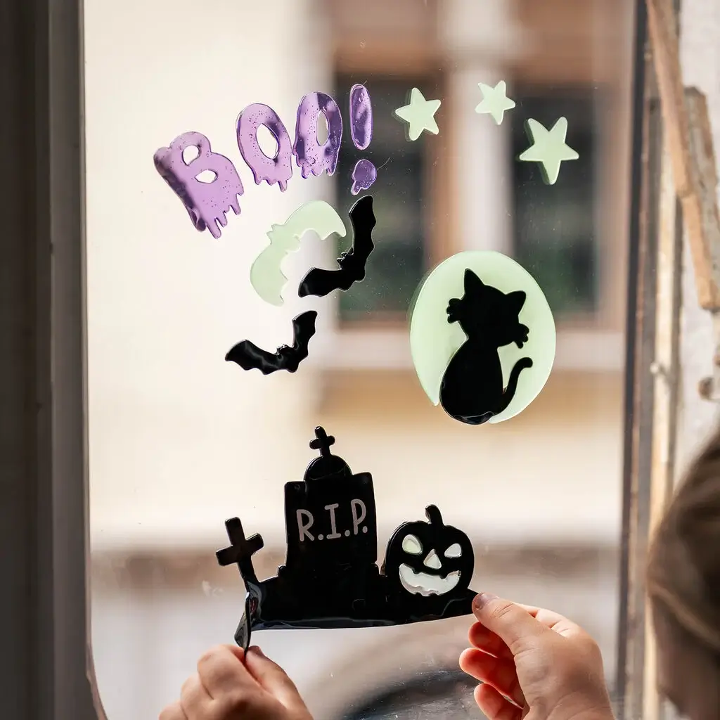 Set de Adhesivos de Gel para Ventanas Boo