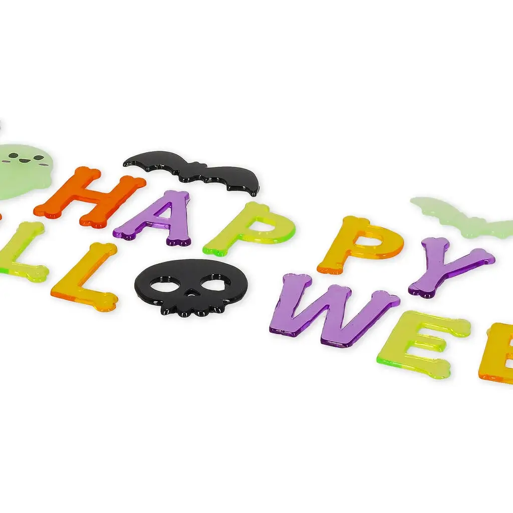 Set de Adhesivos de Gel para Ventanas Happy Halloween