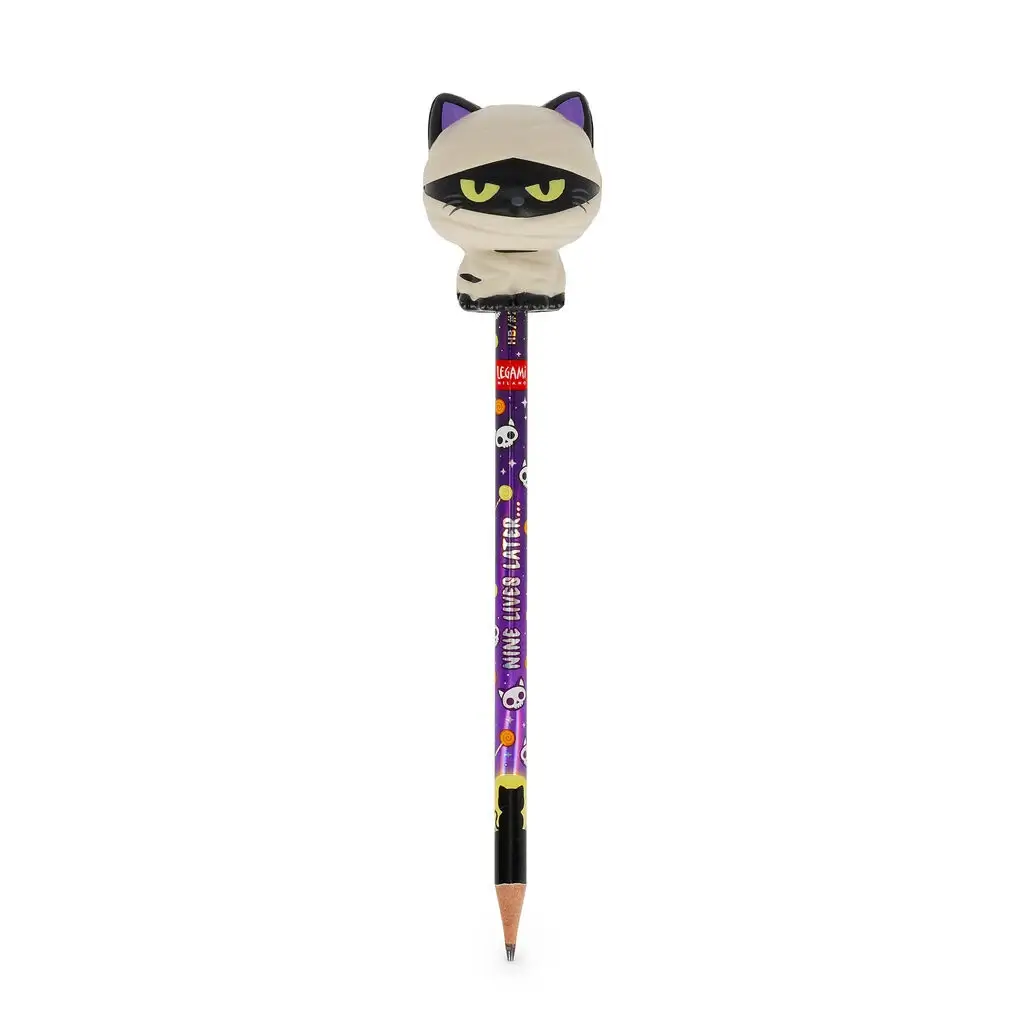 Lápiz Antiestrés de Halloween Mummy Cat