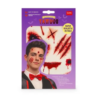 Tatuajes Temporales Halloween Cicatrices