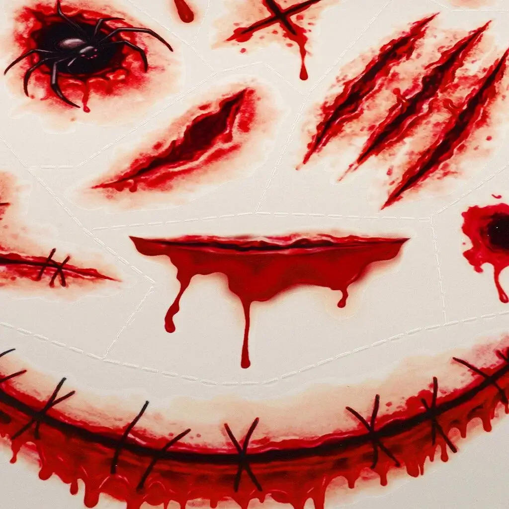 Tatuajes Temporales Halloween Cicatrices