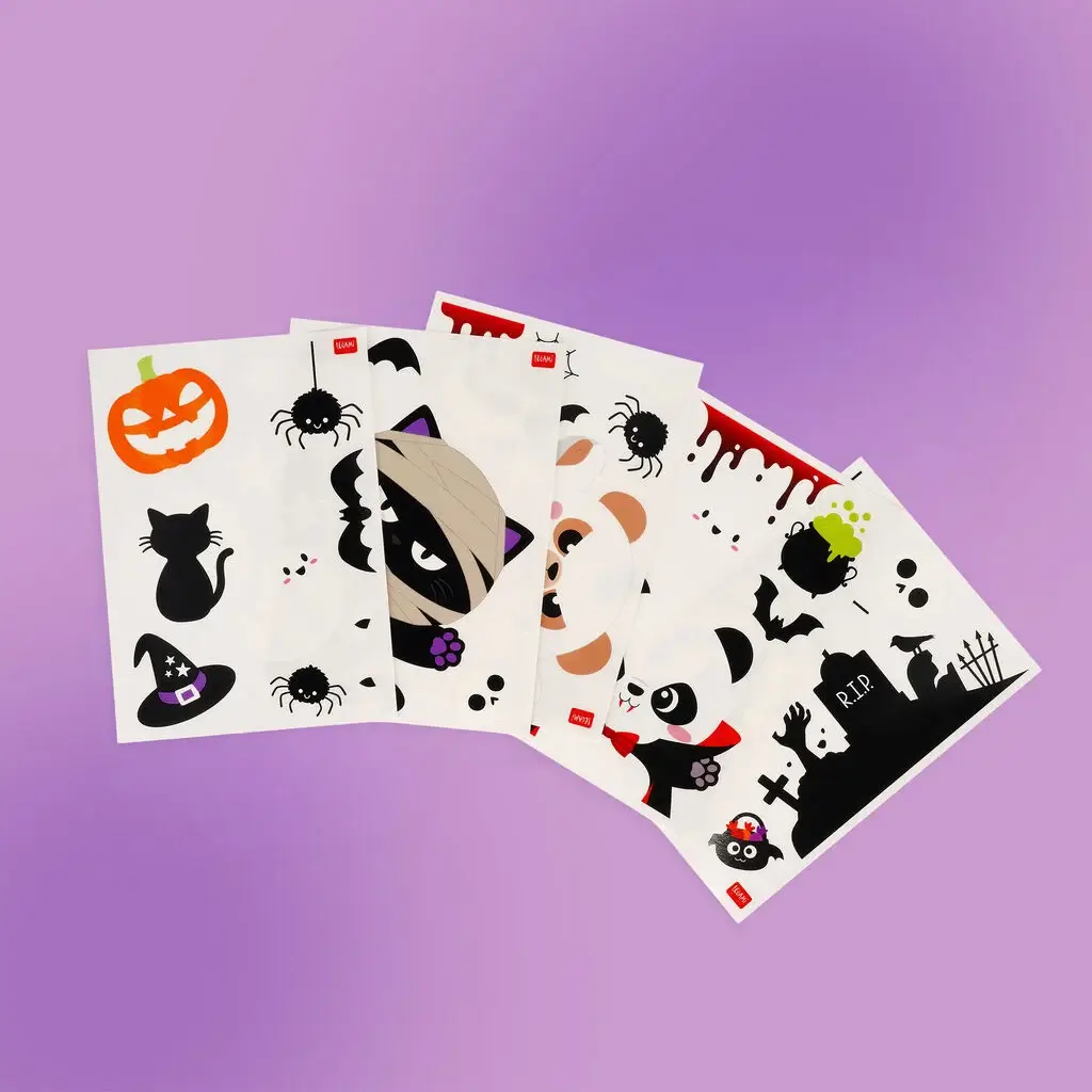 Set de 40 Adhesivos Electrostáticos para Ventanas Halloween