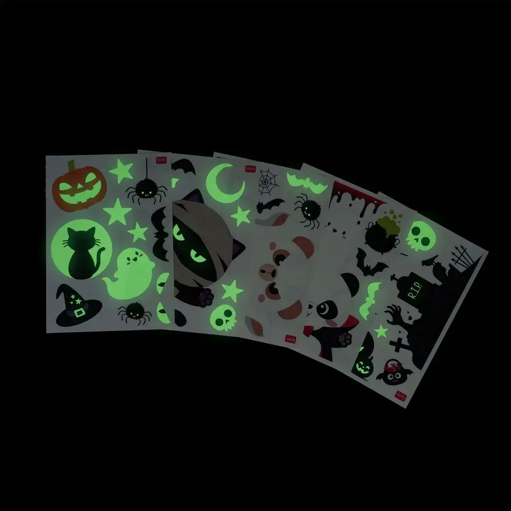 Set de 40 Adhesivos Electrostáticos para Ventanas Halloween
